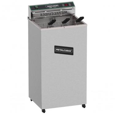 Imagem de Fritadeira Elétrica Foe-18p Metalcubas 18l Óleo 3 Cestos 8000watts