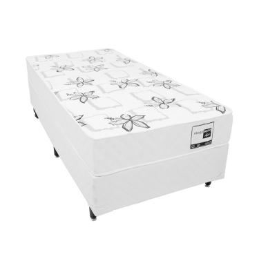 Imagem de Cama Box com Colchão Solteiro Americano Mega Light Branco - 096x203