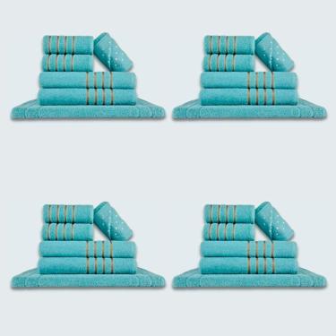 Imagem de Jogo De Toalhas 24 P?s Cole??o Montreal 100% Algod?o Verde