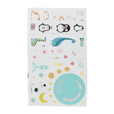 Imagem de Tbest Adesivos para Fuji Mini 11 Colorido DIY Decoração Linda Câmera de Desenho Animado 5 Padrões Diferentes Material PVC 8 x 10 cm (Série Animais Espaciais)