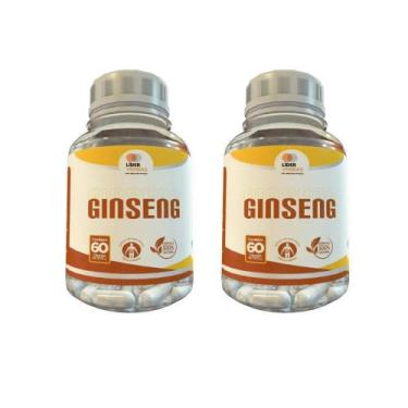 Imagem de Ginseng - 60 caps 500mg kit com - 2 potes - Lider Vendas