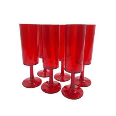 Imagem de Conjunto 10 Taças Flute Para Espumante Champagne Luxo 250 Ml - Dehaus