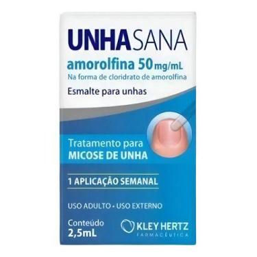 Imagem de Unha Sana Esmalte Antimicótico 50mg/ml Antifungos Amorolfina
