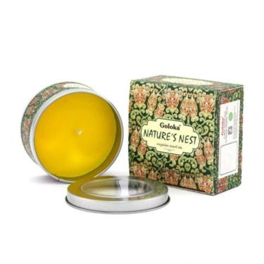 Imagem de Vela Aromática Lata Indiana Goloka Vegano - Escolha O Aroma