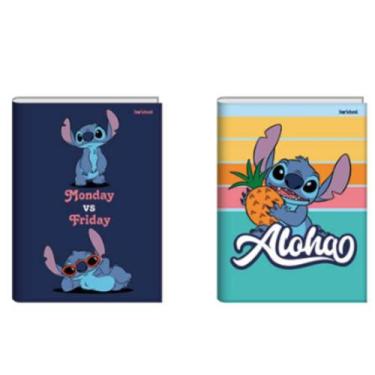 Imagem de 2un cadernos univ. stitch cost. 80 folhas sortido -jandaia