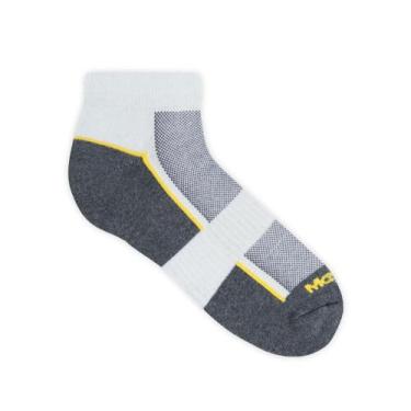 Imagem de Meia Sapatilha Alta Performance Mash Masculina Algodão, Branco