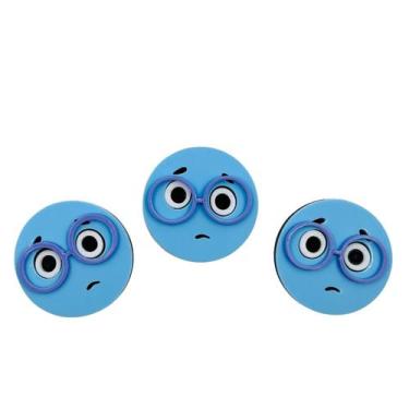 Imagem de Aplique Tristeza Divertidamente  40mm 5pçs Redondo Arte Biju