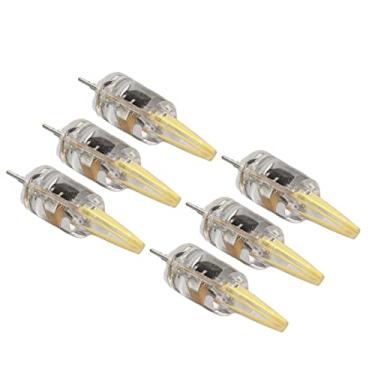 Imagem de Generic Lâmpada Led G4 Regulável, Gel de Sílica, Economia de Energia, 6 Peças, 6w, 500lm, Branco Quente, 3000k, para Abajur de Mesa (Branco frio)
