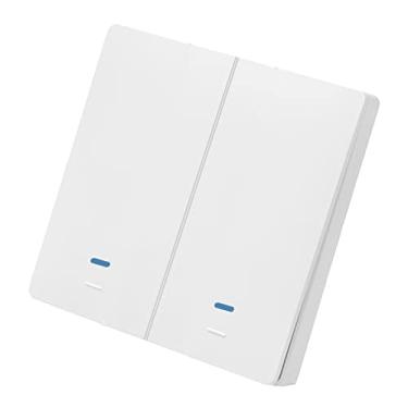 Imagem de Interruptor Wi-Fi de Luz Botão Pressão Controle por Voz Remoto Compatível com Assistant Agenda Temporizador Contagem Regressiva Precisa Fio Neutro Sem