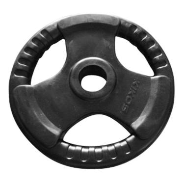 Imagem de Anilha Kikos 7.5Kg Emborrachada Olímpica-Unissex