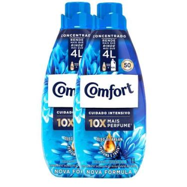 Imagem de Kit com 2 Amaciantes Concentrado Comfort Cuidado Intensivo 1L