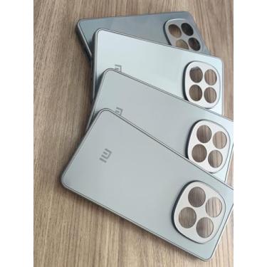 Imagem de CASE – Capa Premium p/Xiaomi Redmi Note 14 Pro 4G/5G (Cinza/Gray) | Interior Aveludado – Linha AG-Glass