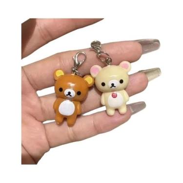 Imagem de Chaveiro De Urso Kawaii Rilakkuma, Charms Para Telefone Y2K, Cadeia De
