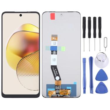 Imagem de Hiregolish Peças de reparo de tela LCD para celular para Motorola Moto G73 tela LCD com digitalizador conjunto completo, conjunto de substituição com kits de reparo