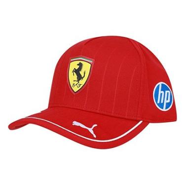 Imagem de Boné Puma Aba Curva Ferrari Replica Hamilton Bb-Unissex