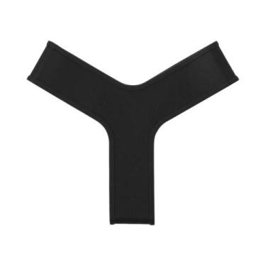 Imagem de 1 par de nadadeiras pretas para pés, pinças, tiras, natação, mergulho,