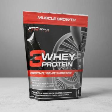 Imagem de Whey Protein Muscle Growth Pro Force 2kg Concentrado Cookies Cream