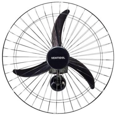 Imagem de Ventilador de Parede Ventisol, 50cm, 200W, Preto - Bivolt