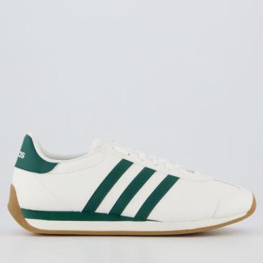 Imagem de Tênis Adidas Runvista Feminino Branco e Verde, 35