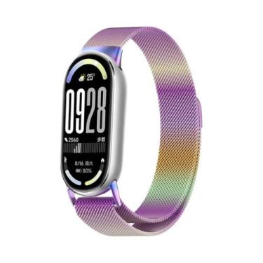 Imagem de Pulseira Magnética De Aço Inoxidável Para Xiaomi Mi Band 10 NFC - Aces