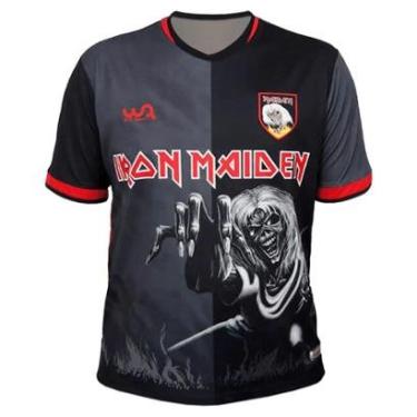 Imagem de Camiseta Wa Sport Masculino Iron Maiden Futebol Manga Curta-Masculino