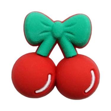 Imagem de Pingentes De Sapato Hello Kitty Vermelhos: Decorações Fofas De Laço De