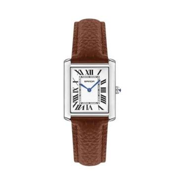 Imagem de Relógios De Casal Com Pulseira De Couro, À Prova d'Água, Quartz, Luxuo