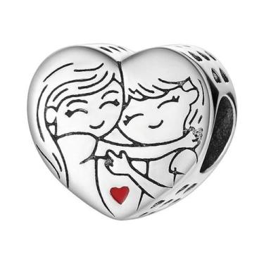 Imagem de Pingentes De Prata Para Casais, Meninos E Meninas, Com Zircônias, Para