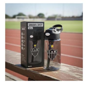Imagem de Garrafa spoty 480ml times - atlético - brasfoot