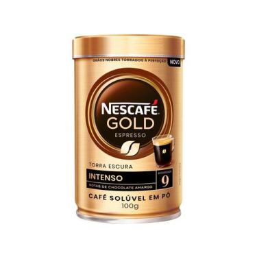 Imagem de Café Solúvel Nescafé Gold Espresso Intenso Lata 100g, 100g
