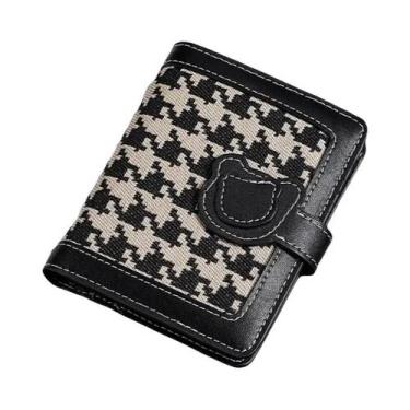 Imagem de Carteira Feminina Grande E Elegante, Bolsa Curta Para Cartões, Bolsa D