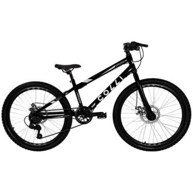 Imagem de Bicicleta Colli Airon Aro 24 com Freio a Disco 7v, 24", Preto
