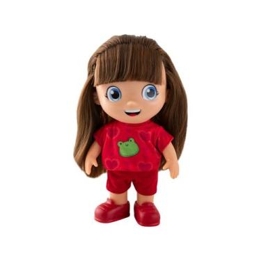 Imagem de Boneca Gi Neto Aventureira 14 Frases Rosita Youtube 1073, Vermelho, Gi