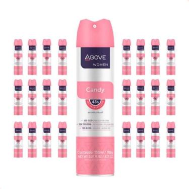 Imagem de Kit com 24 - Desodorante Aerossol Above Candy Feminino 150Ml