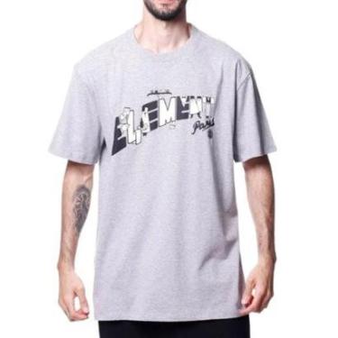 Imagem de Camiseta Element Check Please Cinza-Masculino