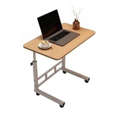 Imagem de Mesa Para Notebook Com Rodinhas Altura Ajustavel Multifuncional Jantar