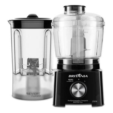 Imagem de Multiprocessador 2 E 1 Compacto Bmp950p Plus Britânia Cor Preto, 220V