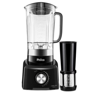 Imagem de Liquidificador Philco 1200W 3L 12 Velocidades Preto Turbo Pro 110V, Pr