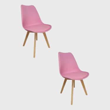 Imagem de Kit 2 Cadeiras para Sala de Jantar Saarinen Wood Espresso Móveis