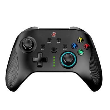Imagem de Controle Gamer Kalkan Tyr RGB PC Switch Android iOS - Preto