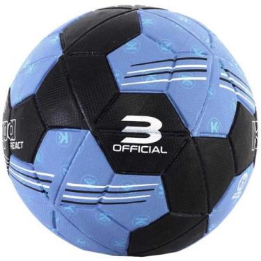 Imagem de Bola de Handebol Kempa React H3L, Único, Azul, Preto