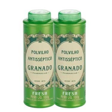 Imagem de Kit 2 Talco Polvilho para os Pés Axilas Assaduras Frieiras Antisséptic
