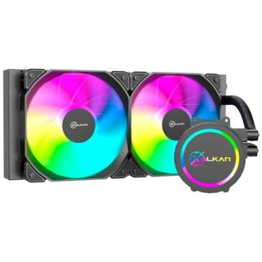 Imagem de Water Cooler Kalkan Iota 240MM Argb Preto KLK00045