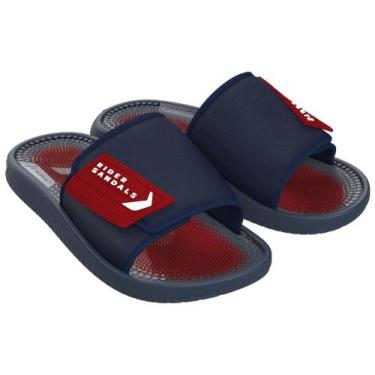 Imagem de Chinelo Slide Rider Infinity Max II 12341 Original 39/45, Azul, Vermel