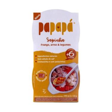 Imagem de Kit Sopinha Frango,Arroz e Legumes 240g - Papapá