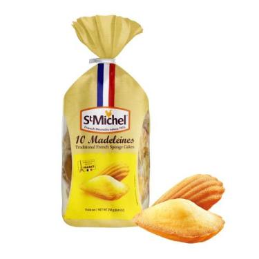 Imagem de Bolinhos importado frances madeleine st michel pacote 250g