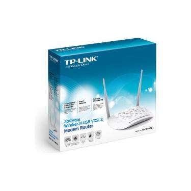 Imagem de Roteador Modem VDSL2 TP-Link TD-W9970 300Mbps USB Dual Band Wi-Fi 802.