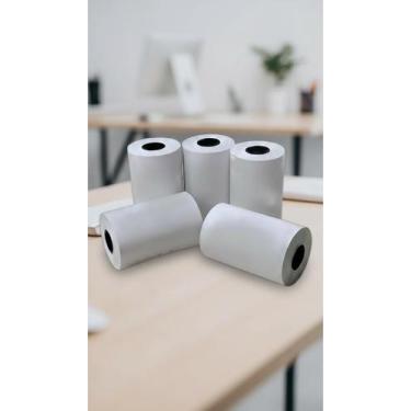 Imagem de Bobina Papel Térmico 57mm x 15m - Kit 50 Rolos - Congratulations Store