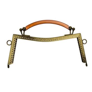 Imagem de Fecho de Metal com Alça Curva 13 x 22cm - Círculo, 30 BRONZE