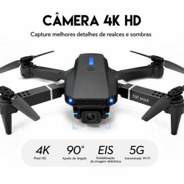 Imagem de Drone S68 com Câmera Dual 4K HD WiFi Modo Headless Optical Flow Case d